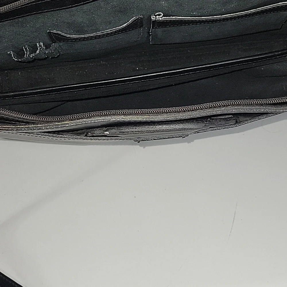 Vintage Hartmann Black Leather Briefcase